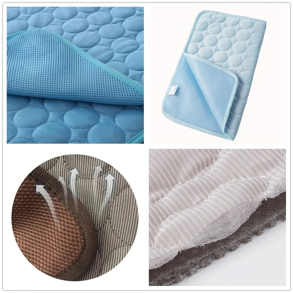 For Small & Big Dogs | Cat Friendly | Durable & Portable Design

Keep your furry friend cool and comfortable during hot summer days with our Dog Cooling Mat, designed for pets of all sizes! Whether it’s nap time on the floo