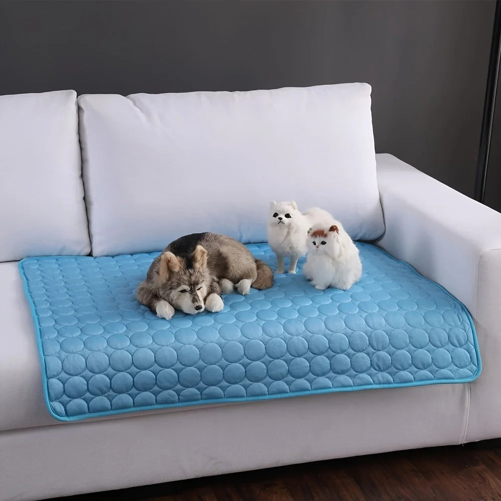 For Small & Big Dogs | Cat Friendly | Durable & Portable Design

Keep your furry friend cool and comfortable during hot summer days with our Dog Cooling Mat, designed for pets of all sizes! Whether it’s nap time on the floo