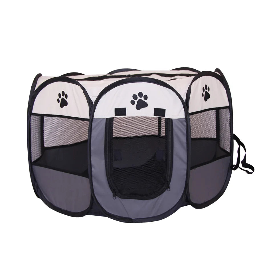 S/M/L Foldable Pet Tent – Detachable Cat & Dog Delivery Room, Summer Nest, Outdoor Bed & Enclosure Cage