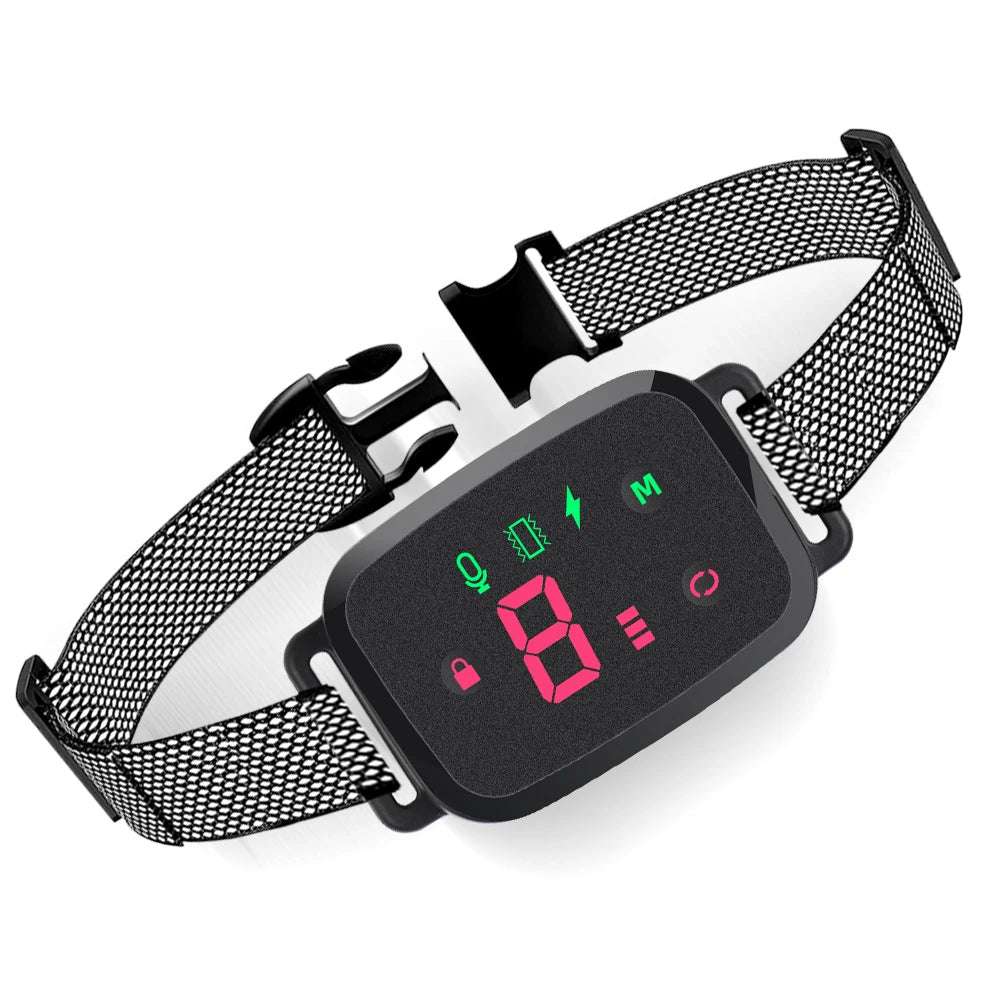 🔇 Smart Anti-Barking Dog Collar – Rechargeable & Waterproof with HD Display
Train Smarter, Not Harder.