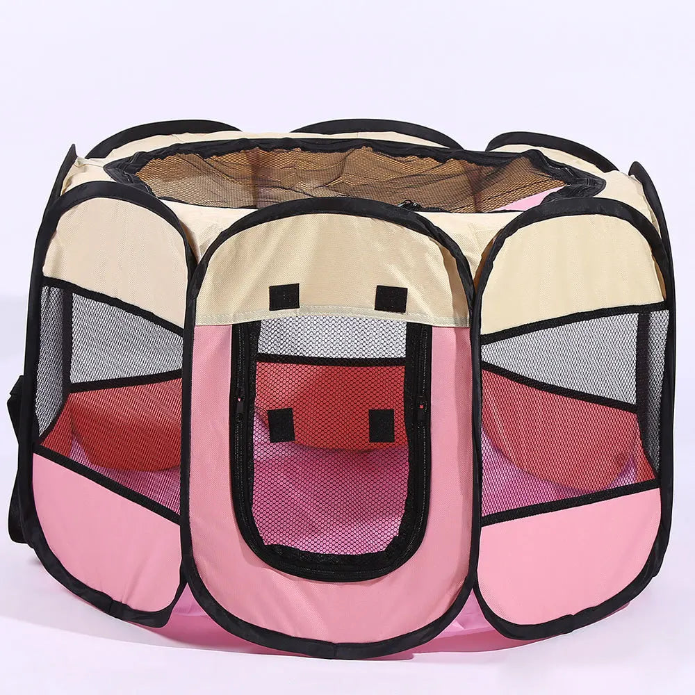 S/M/L Foldable Pet Tent – Detachable Cat & Dog Delivery Room, Summer Nest, Outdoor Bed & Enclosure Cage