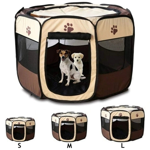 S/M/L Foldable Pet Tent – Detachable Cat & Dog Delivery Room, Summer Nest, Outdoor Bed & Enclosure Cage