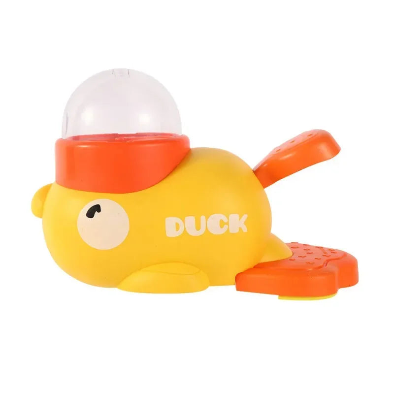 ""Quacky Treat Time! Eco-Friendly Duck Feeder Toy for Smart Pets"