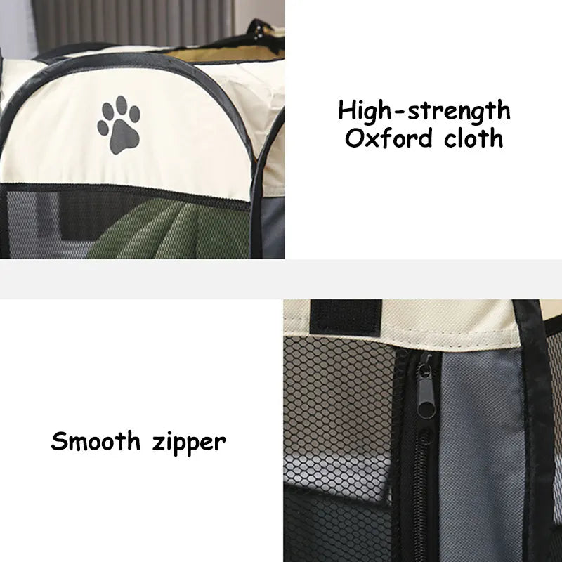 S/M/L Foldable Pet Tent – Detachable Cat & Dog Delivery Room, Summer Nest, Outdoor Bed & Enclosure Cage