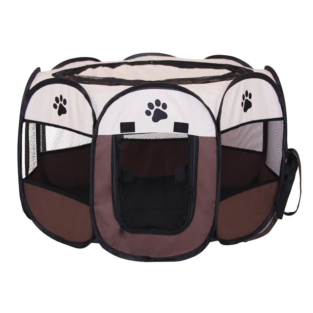 S/M/L Foldable Pet Tent – Detachable Cat & Dog Delivery Room, Summer Nest, Outdoor Bed & Enclosure Cage
