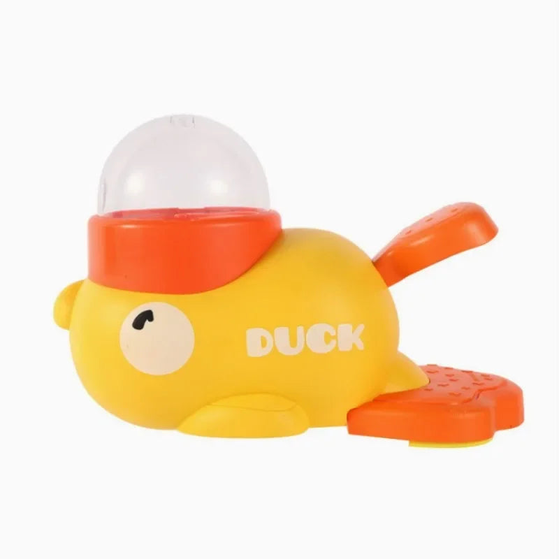 ""Quacky Treat Time! Eco-Friendly Duck Feeder Toy for Smart Pets"
