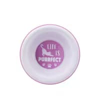 Greenbrier Kennel Club Printed Melamine Cat Food Bowls, 5x1.25 in.